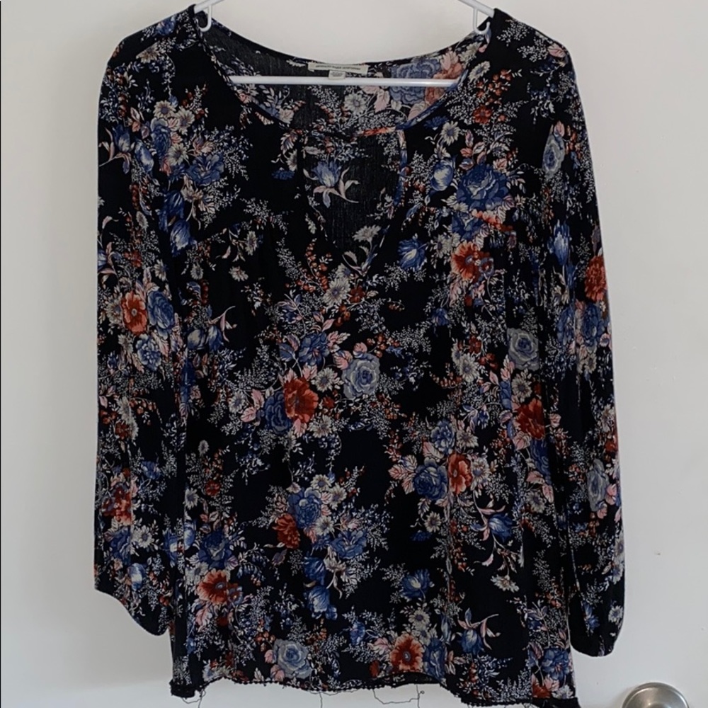 Worn American eagle blouse